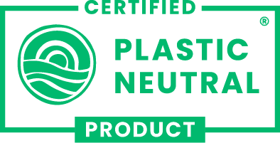 Certified plastic neutral product logo